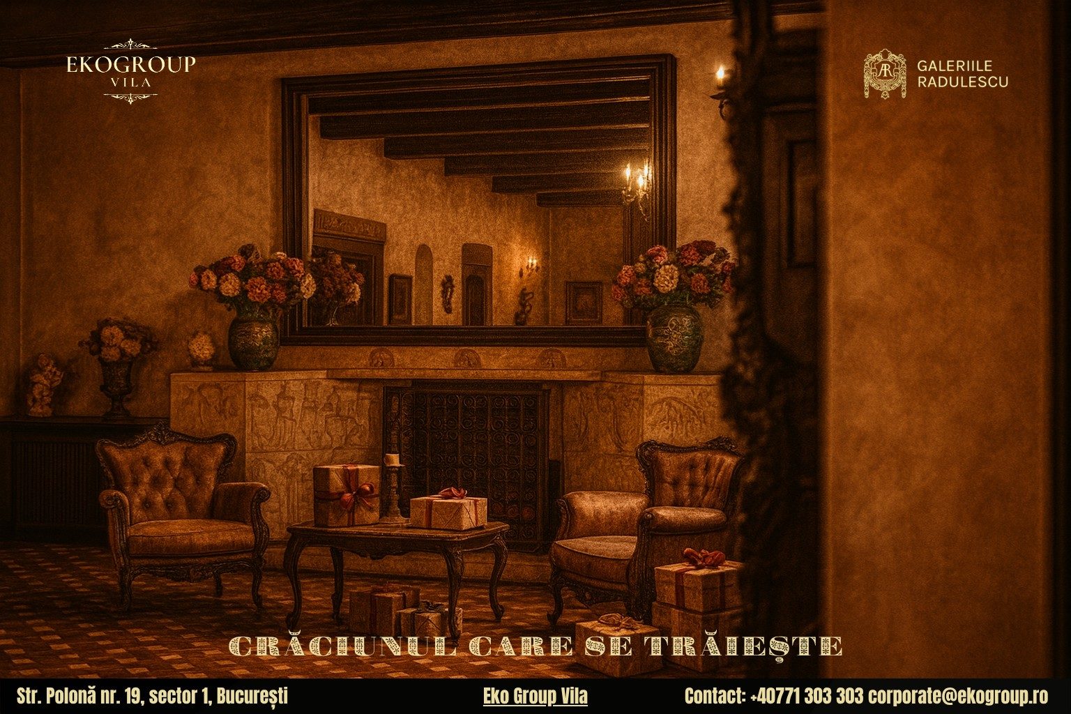 Cadouri de Crăciun transformate în experiențe memorabile la Eko Group Vila în spiritul anilor ’30